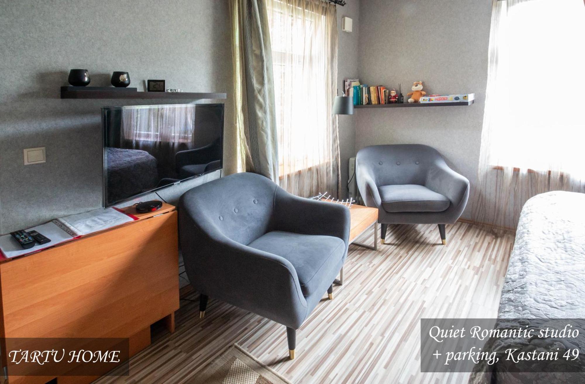 Quiet Romantic Studio Plus Parking, Tartu Home ภายนอก รูปภาพ