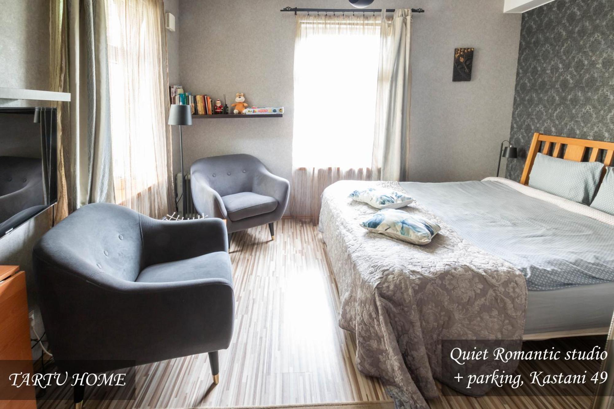 Quiet Romantic Studio Plus Parking, Tartu Home ภายนอก รูปภาพ