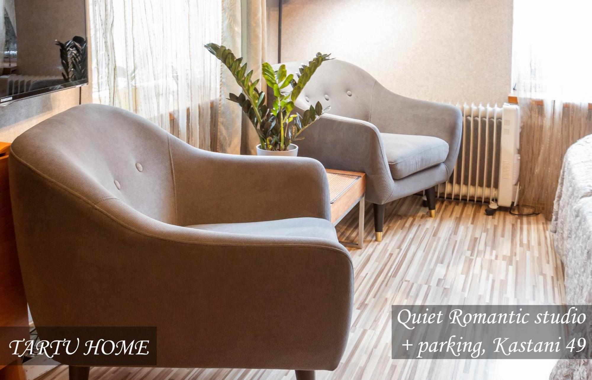 Quiet Romantic Studio Plus Parking, Tartu Home ภายนอก รูปภาพ