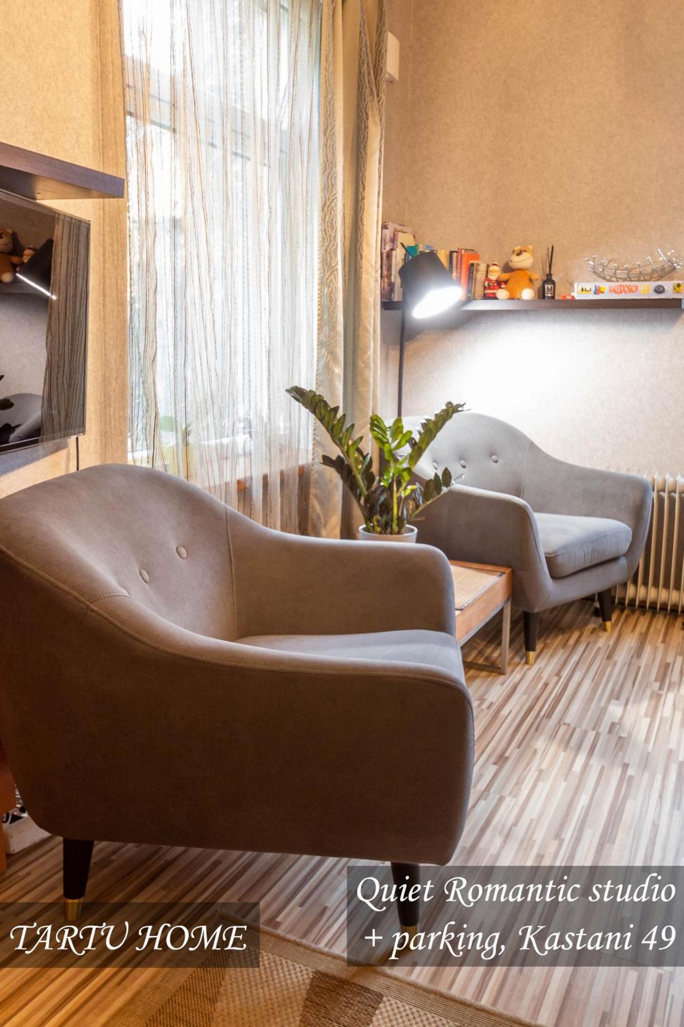 Quiet Romantic Studio Plus Parking, Tartu Home ภายนอก รูปภาพ